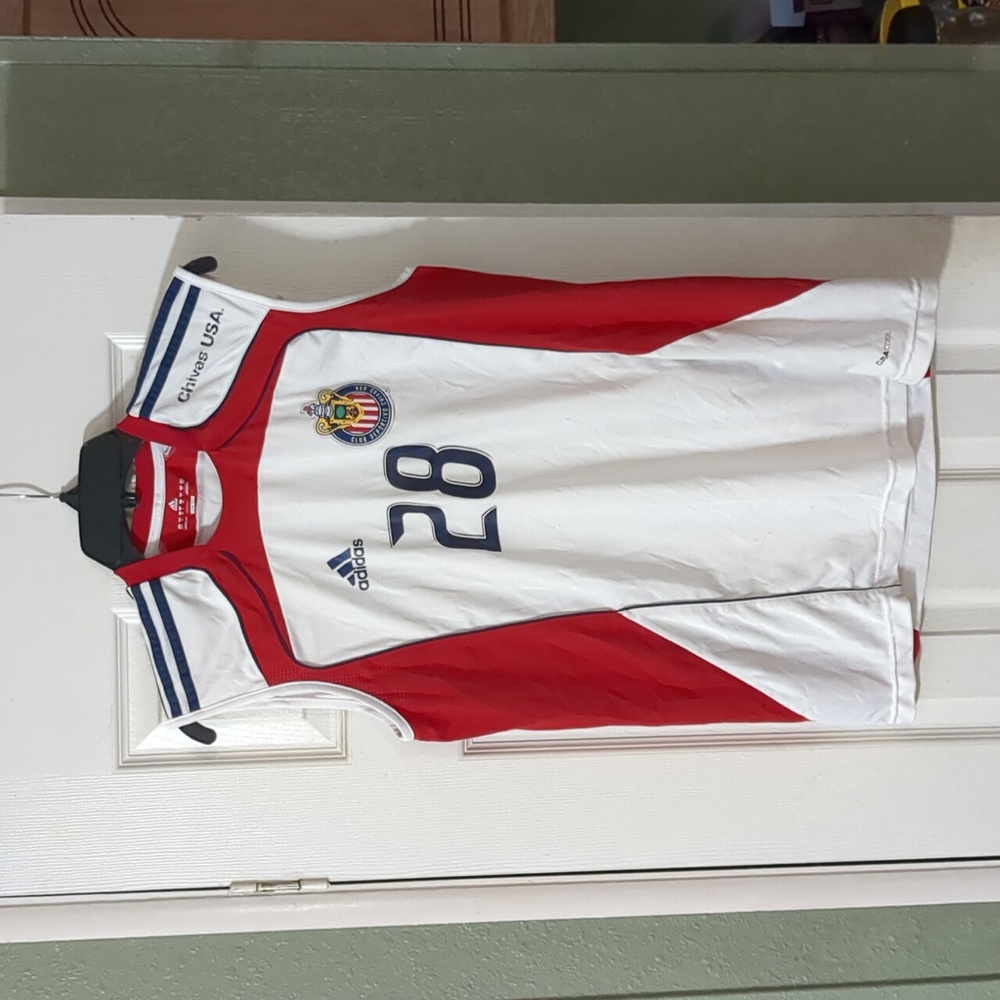 Chivas USA White and Blue Soccer Jersey